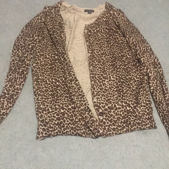 George Sweaters - Leopard Cardigan